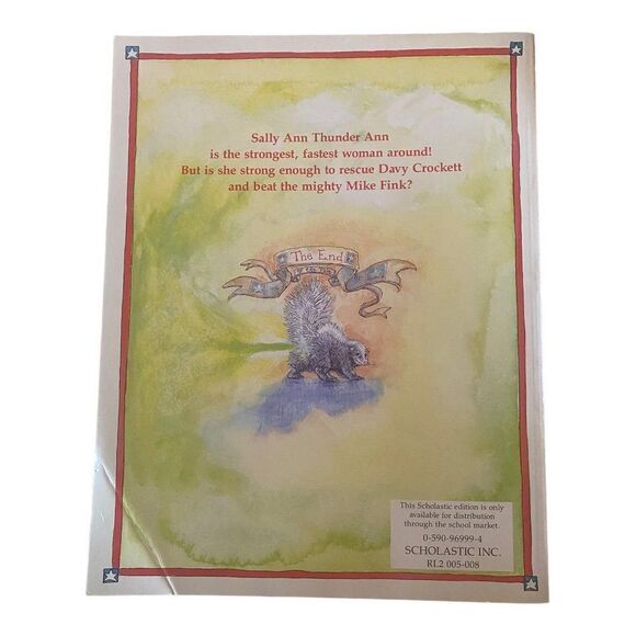 Sally Ann Thunder Ann Whirlwind Crockett Book - Picture 3 of 3